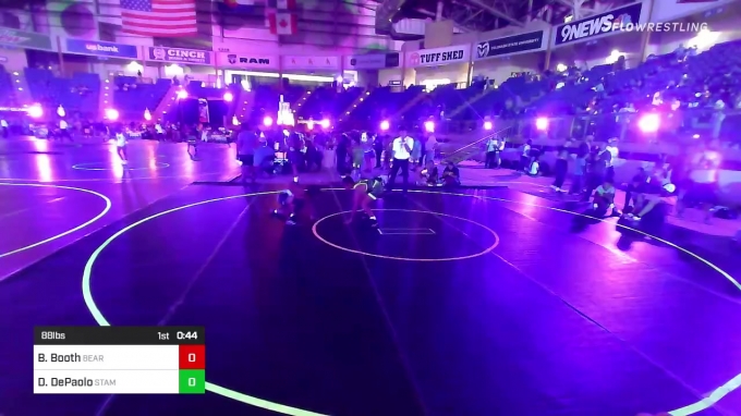 88 lbs Consi Of 4 - Blake Booth, Bear Cave WC vs Dionicio DePaolo ...