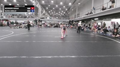110 lbs Round 3 - McKenzie Hodak, PA West White vs Olivia Anello, Wrecking Crew Dream Crushers