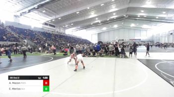 113 lbs Rr Rnd 2 - Axavier Mazon, Prescott Valley Bighorns vs Emery Merlos, Silverback WC