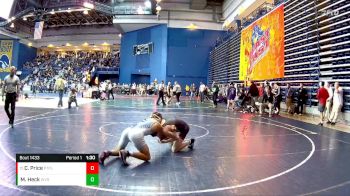 132 lbs Champ. Round 3 - Carter Price, Point Pleasant vs Marcus Heck, Wyoming Seminary