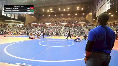 55 lbs Quarterfinal - August Dyson, Conway Wrestling Club vs Nicholas Henry, Benton Parks Youth Wrestling