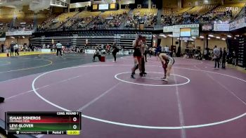 133 lbs Cons. Round 1 - Isaiah Sisneros, Colorado Mesa vs Levi Glover, Pratt CC