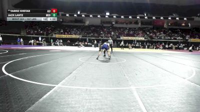 157 lbs Consi Of 32 #2 - Tabriz Khetab, Albany vs Jack Lantz, Michigan