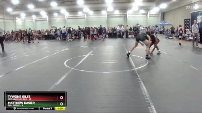 138 lbs Round 3 (8 Team) - Tywone Giles, Mat Assassins Red vs Matthew Kasier, Full Circle