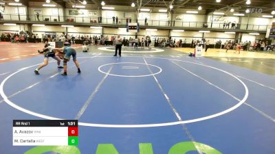 140A lbs Rr Rnd 1 - Amir Avazov, Vhw vs Marco Cartella, Western Reserve Academy