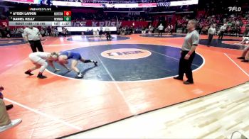 1A 165 lbs Cons. Round 1 - Ayden Larkin, Hoopeston (H. Area) vs Daniel Kelly, Sterling (Newman Central Catholic)