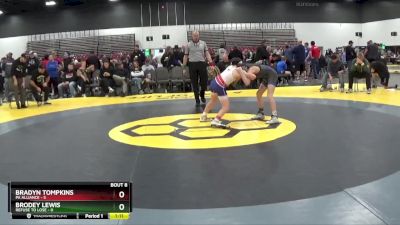 90 lbs Round 2 (8 Team) - Brodey Lewis, Refuse To Lose vs Bradyn Tompkins, PA Alliance