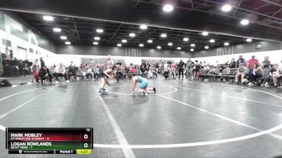 95 lbs Round 2 (8 Team) - Mark Mobley, CP Wrestling Academy vs Logan Rowlands, Beast Mode