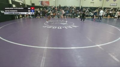 160 Open Cons. Round 3 - Anyia Roberts, Southeast CC vs Annsleigh Alexander, Central Methodist University