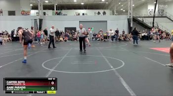 130 lbs Round 3 (6 Team) - Gabe Paradis, Revival Black vs Carter Soto, Dueling Bandits