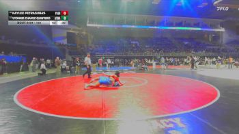 190 lbs Cons. Round 4 - Vyonnie Chavez Quintero, Atwater vs Kaylee Petrasunas, Pleasant Grove