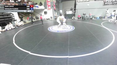 225 lbs Juan Lopez, KCWA - Kern County Wrestling Association vs Osvaldo Flores, CVWA - Central Valley Wrestling Association
