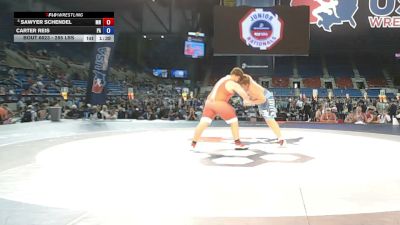 285 lbs Champ. Rd Of 16 - Sawyer Schendel, Minnesota vs Carter Reis, Pennsylvania