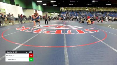 175 lbs Consi Of 32 #2 - Mark Gray, PA vs Jackson Barron, MN