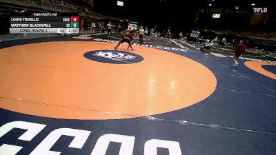 285 lbs Cons. Round 2 - Louis Trujillo, Colorado Northwestern Community College vs Matthew Blackwell, Snow College