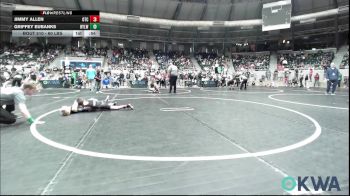 60 lbs Round Of 32 - Jimmy Allen, Owasso Takedown Club vs Griffey Eubanks, Roland Youth League Wrestling