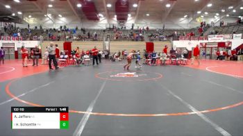 102-110 lbs Round 3 - Hailey Schoettle, Perry Meridian vs Aaniyah Jeffers, North Central