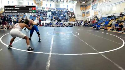 150 lbs Quarterfinals (8 Team) - Mason Basile, Jesuit vs Gabriel Samano, Lake Gibson