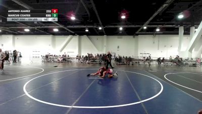 109 lbs Consi Of 8 #1 - Antonio Juarez, Stout Wr Ac vs Marcus Coates, Nomad WC