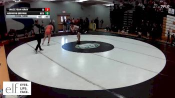 135 lbs. Cons. Semi - Jauzlyean Gray, Fort Osage vs Addison Brown, Waynesville