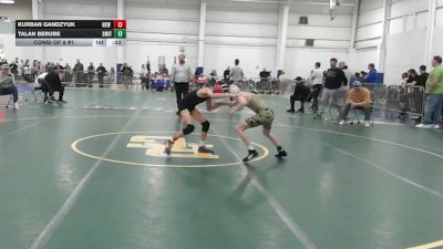 81 lbs Consi Of 8 #1 - Kurban Gandzyuk, New England Gold WC vs Talan Berube, Smittys Wrestling Barn
