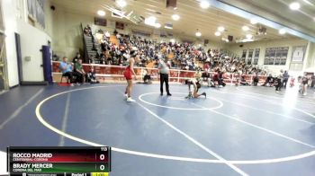 113 lbs Cons. Round 4 - Brady Mercer, Corona Del Mar vs Rocco Madrid, Centennial-Corona