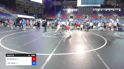 285 lbs Rnd Of 16 - Koen Mattern, WA vs Micah Hach, SD