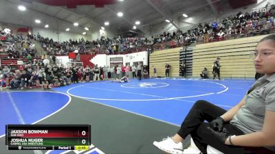 136 lbs Semifinal - Joshua Nuger, Carmel USA Wrestling vs Jaxson Bowman, GGB Ohio