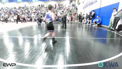 60 lbs Consi Of 8 #2 - Rowen Hockett, Caney Valley Wrestling vs Gray Henry, Vinita Kids Wrestling