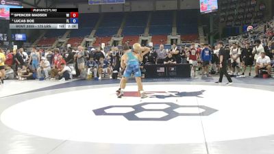 175 lbs Champ. Rd Of 16 - Spencer Madsen, Wisconsin vs Lucas Boe, Florida