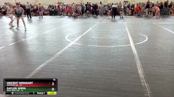 76 lbs Round 2 (6 Team) - Bryce Donahue, Donahue WA vs Knox Stamp, Wrestling Mill