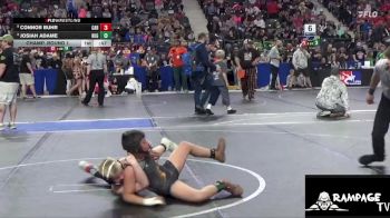 100 lbs Champ. Round 1 - Connor Buhr, Carroll vs Josiah Adame, Hugoton
