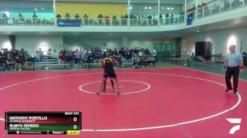 133 lbs Cons. Round 3 - Rubyn Semedo, Ferrum College vs Anthony Portillo, Alvernia University