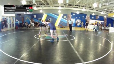 150 lbs Round 2 (8 Team) - Grayson Booth, Socs vs Rylan Wood, Westside Wrestling