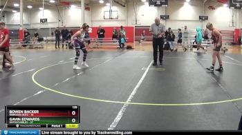 125 lbs Round 1 (4 Team) - Gavin Edwards, Untouchables vs Bowen Backer, Nebraska Boyz