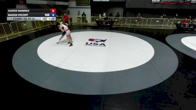 132 lbs Champ. Rd Of 32 - Xavier Ramirez vs Mason Pecoff, Vacaville High School Wrestling