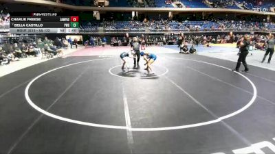 5A 132 lbs Cons. Round 2 - Bella Castillo, Prosper Walnut Grove vs Charlie Freese, Lampasas