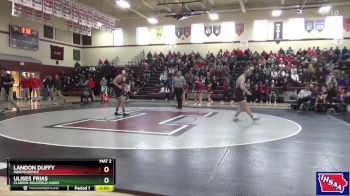 190 lbs Cons. Round 1 - Landon Duffy, Independence vs Ulises Frias, Clarion-Goldfield-Dows