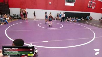 114 lbs Round 4 (8 Team) - Naima Rodriguez, All American Wrestling Club vs Angelica French, Spartan Mat Club