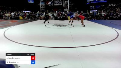 130 lbs Round Of 64 - Jordyn Anderson, VA vs Regan Rosseter, NE