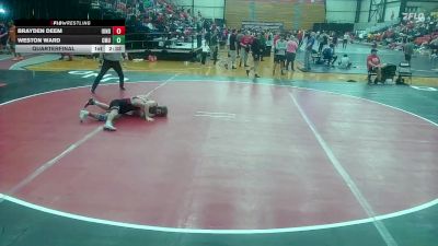 149 lbs Quarterfinal - Weston Ward, Central Methodist vs Brayden Deem, Indianapolis