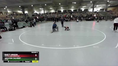 55 lbs Round 5 - Rhett Hinson, Ground Zero Wrestling vs Weston Calvert, Alcoa