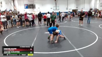 65 lbs Cons. Semi - Sawyer Moore, LA Elite Wrestling vs Sawyer Augustine, Unattached