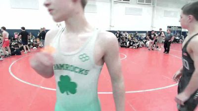 125 lbs Semifinal - Gunner Adams, Pursuit - HS vs Hoyt Hartshorn, Ohio Valley Forge - HS