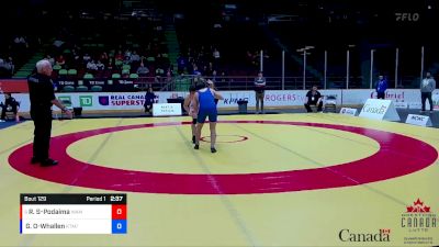 70kg Cons. Round 3 - Roman Scriba-Podaima, Westsider Wrestling vs Gabriel Ouellette-Whallen, Kanieinkehaka Tehontatienas Mohawk / HBS