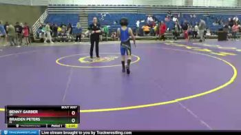 84 lbs Round 4 - Benny Garber, OH vs Braiden Peters, MI