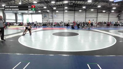 120 lbs Rr Rnd 2 - Jekai Sedgwick, NC United - HSB vs Aaryan Sharma, Lucky Duck Wrestling Club - HSB