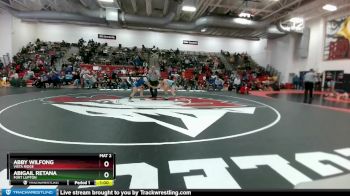 115 lbs 3rd Place Match - Abby Wilfong, Vista Ridge vs Abigail Retana, Fort Lupton