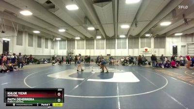 235 lbs Quarterfinal - Khloe Yizar, Vista Peak vs Faith DeHerrera, Pueblo Central