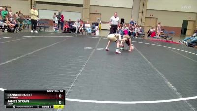 80 lbs Cons. Round 1 - James Strain, SDWA vs Cannon Rasch, Slingshot